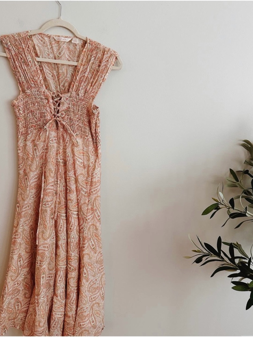Vintage Derek Heart Paisley Dress